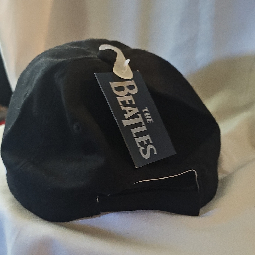 The Beatles Black and White Cap - Picture 3 of 5
